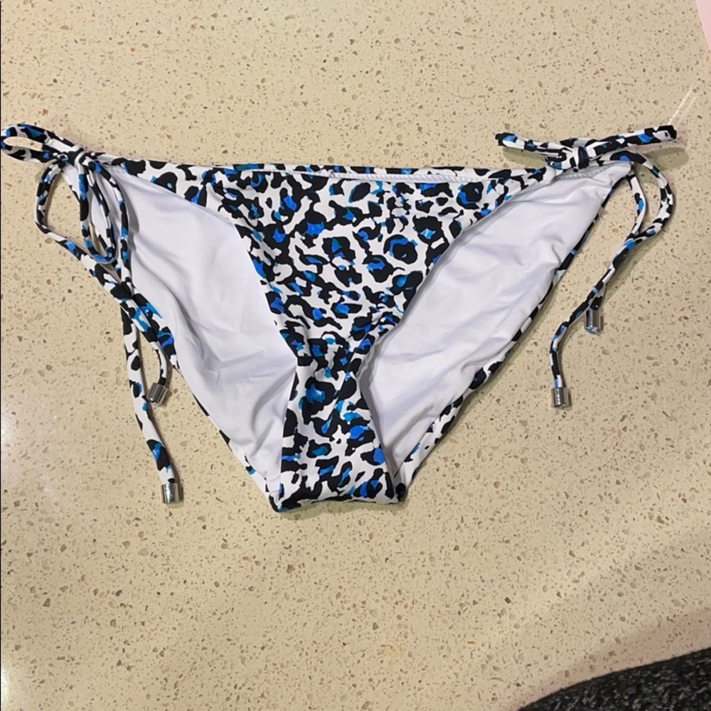 Victoria Secret Blue Cheetah Bikini Bottoms